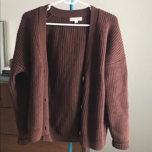 Tradlands Shelter cardigan Earth sz small